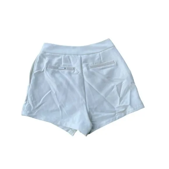 Manière De Voir Women's White Wrap Skort Size 4 Casual Summer Style - Picture 2 of 5